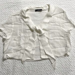 SHEIN crop blouse